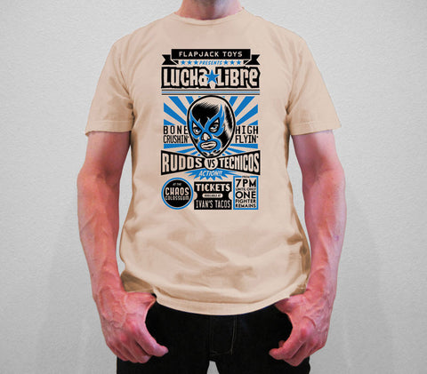 Flapjack Toys Lucha Libre Poster Men's T-Shirt