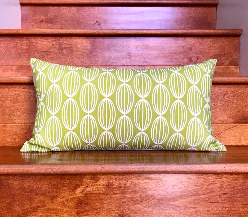 Flapjack Home Nelly Lumbar Throw Pillow - Lime