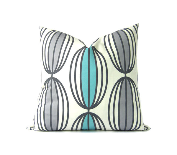 Flapjack Home Nelly Square Throw Pillow - Jade