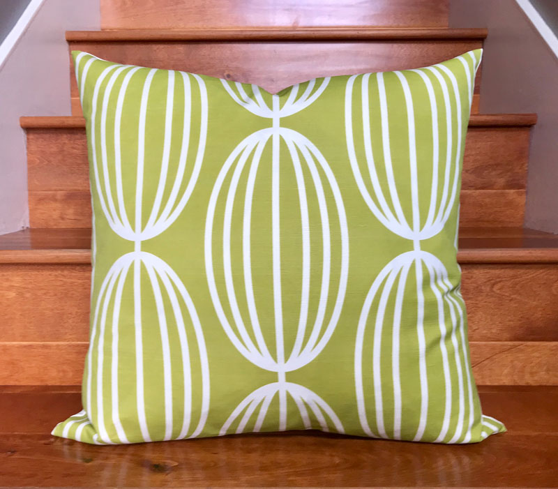 Flapjack Home Nelly Square Throw Pillow - Lime