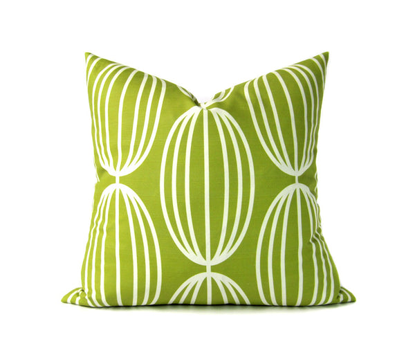 Flapjack Home Nelly Square Throw Pillow - Lime